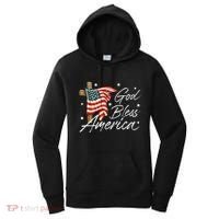 God Bless America Fourth Of July Christian Patriot Women's Hoodie thumb 0