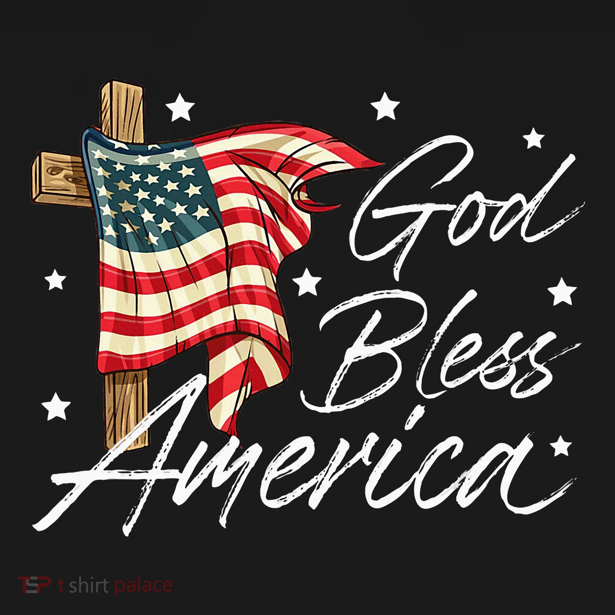 God Bless America Fourth Of July Christian Patriot Mousepad