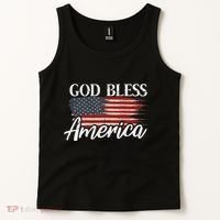 God Bless America 4th Of July Patriotic Usa Tank Top thumb 2