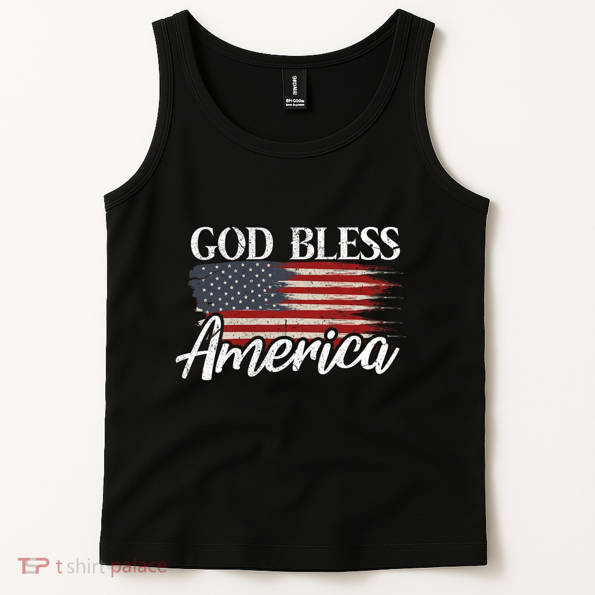 God Bless America 4th Of July Patriotic Usa Tank Top