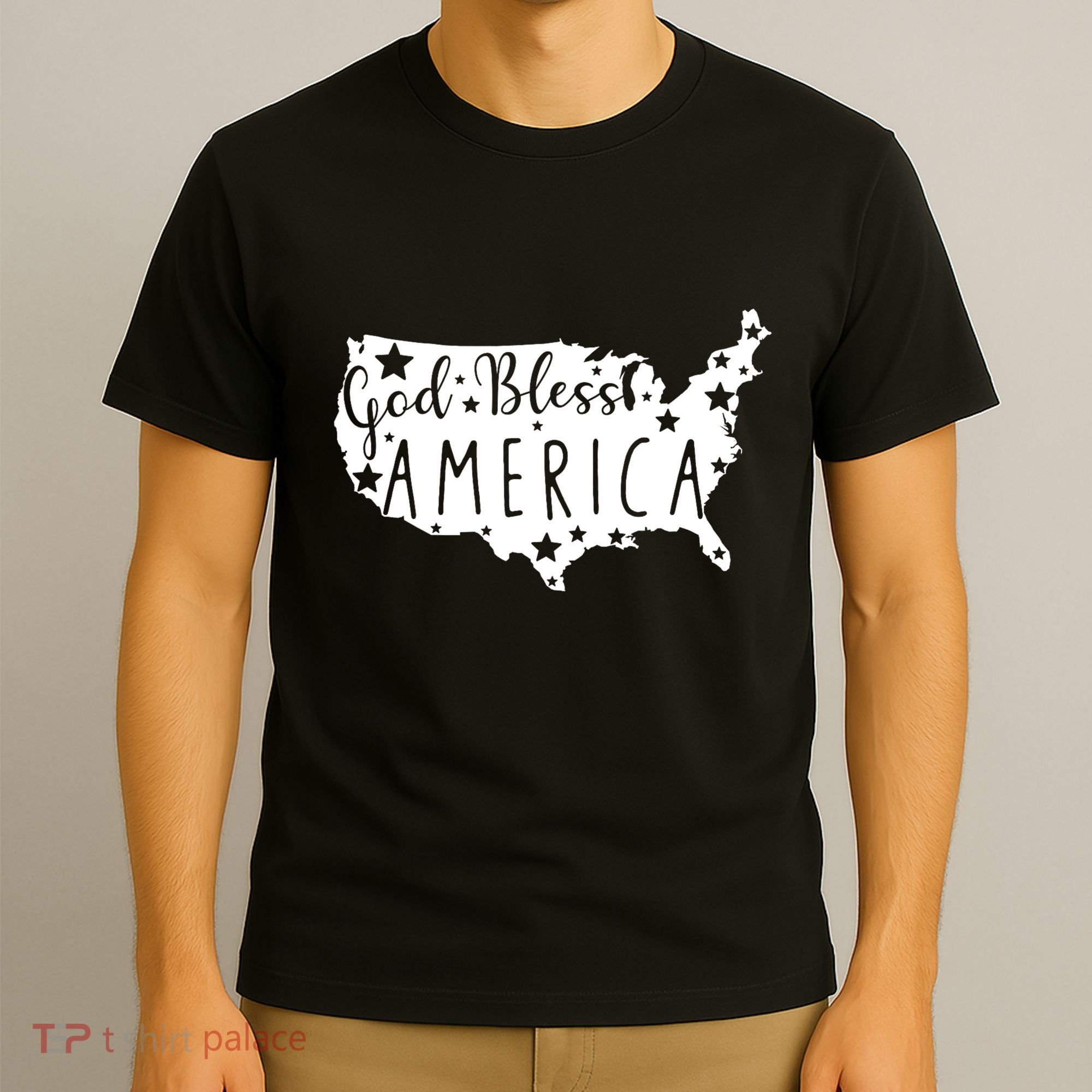 God Bless America 4th Of July Usa American Patriotic T-Shirt