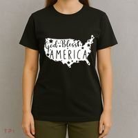 God Bless America 4th Of July Usa American Patriotic T-Shirt thumb 4