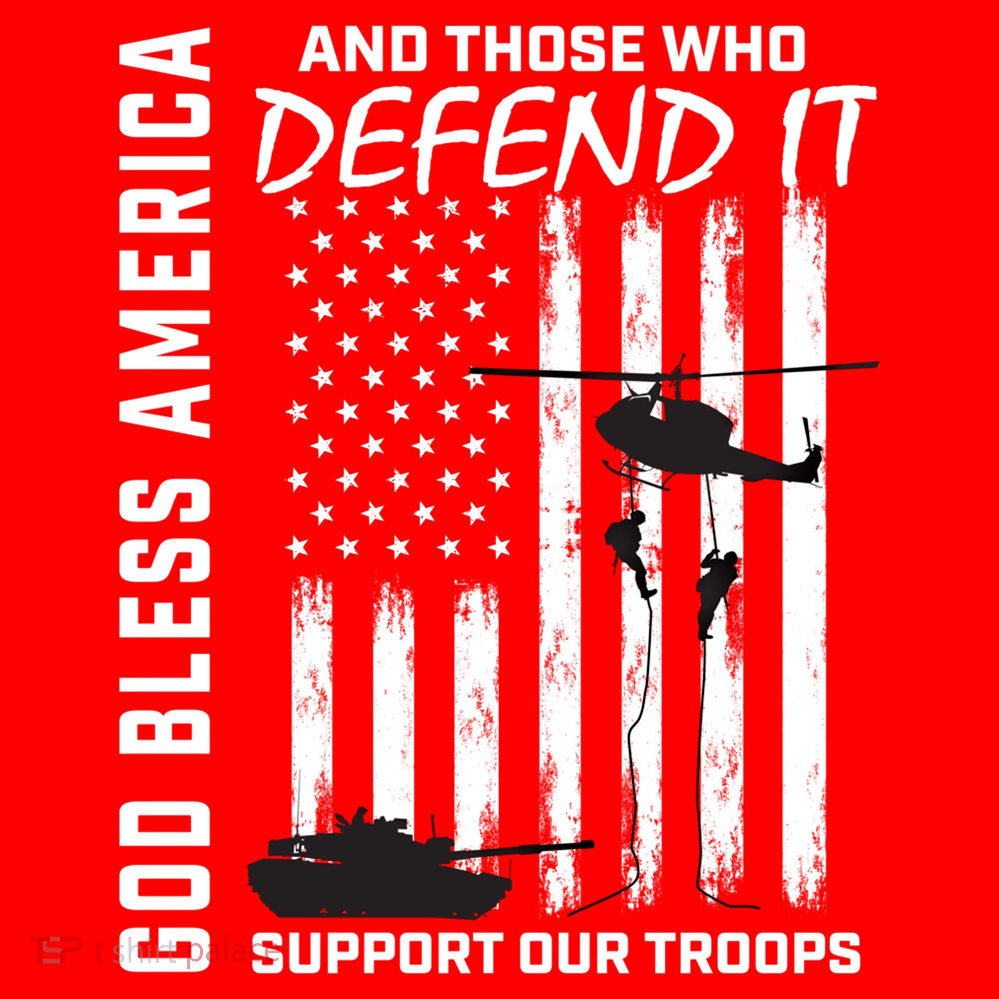 God Bless America Support Our Troops Veterans American Flag Meaningful Gift Santa Hat