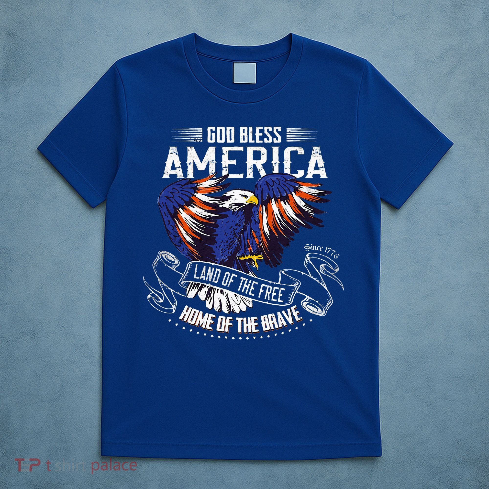 God Bless America Land Of The Free Because Of The Brave T-Shirt