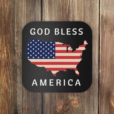 God Bless America Coaster