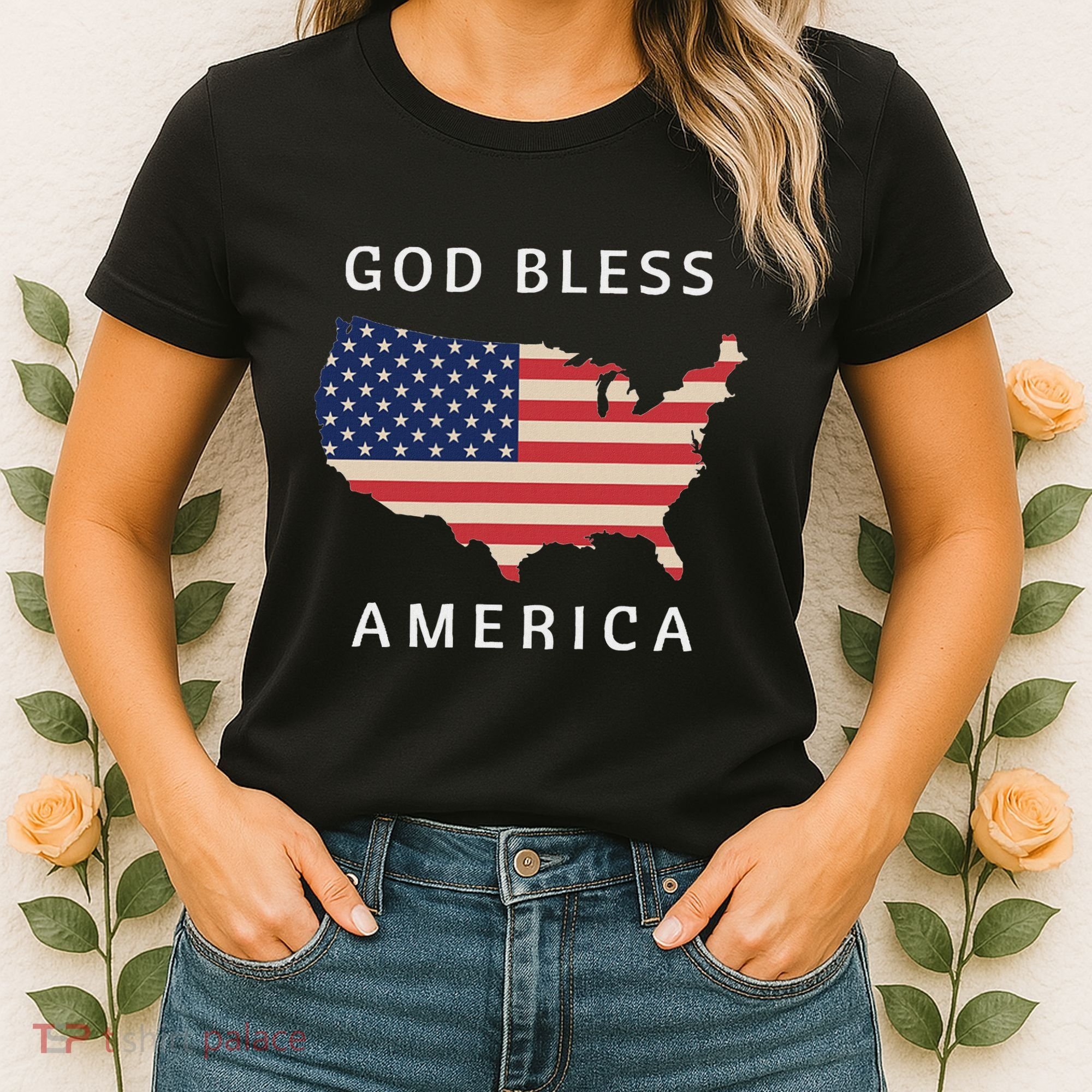 God Bless America Women's T-Shirt