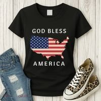 God Bless America Women's T-Shirt thumb 3