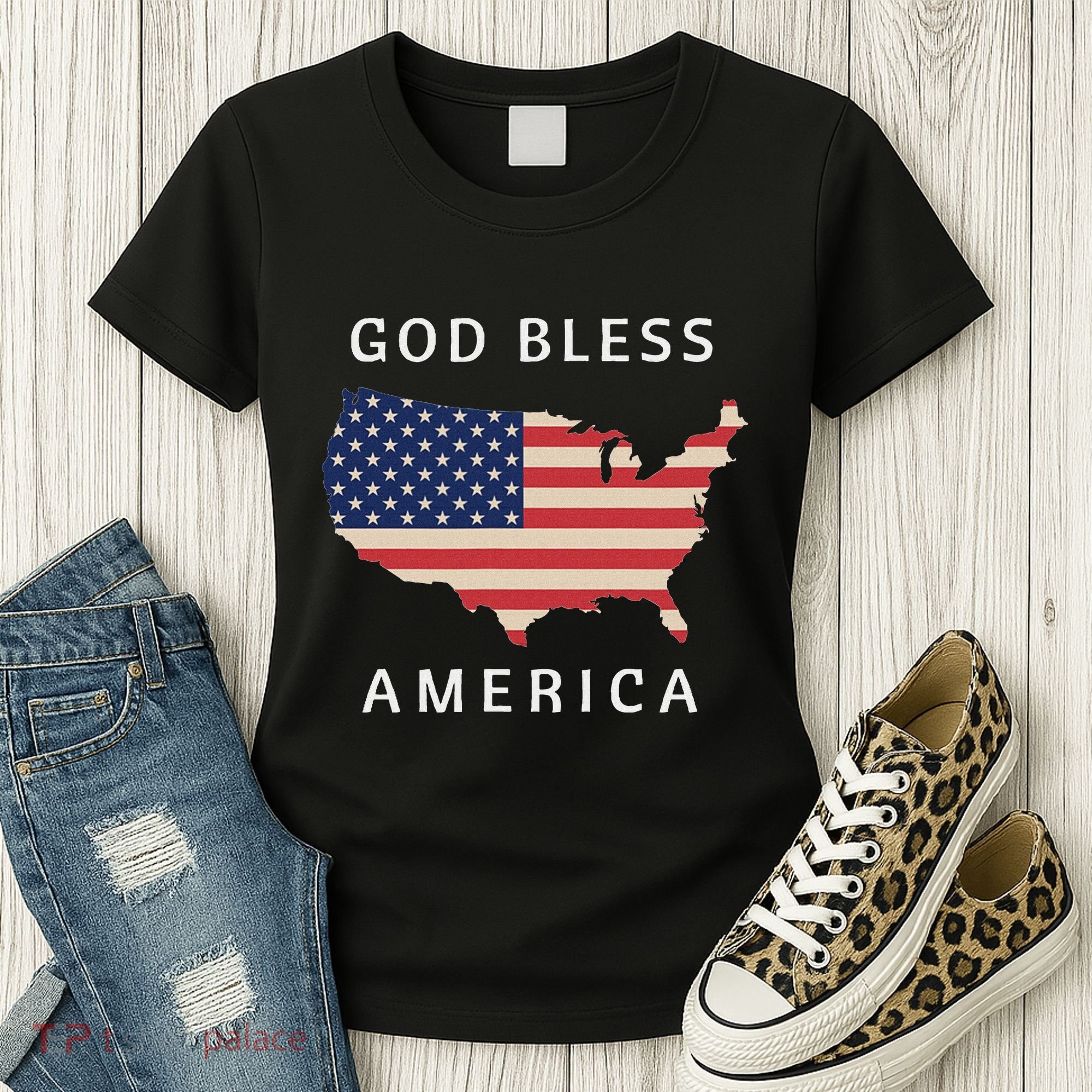 God Bless America Women's T-Shirt