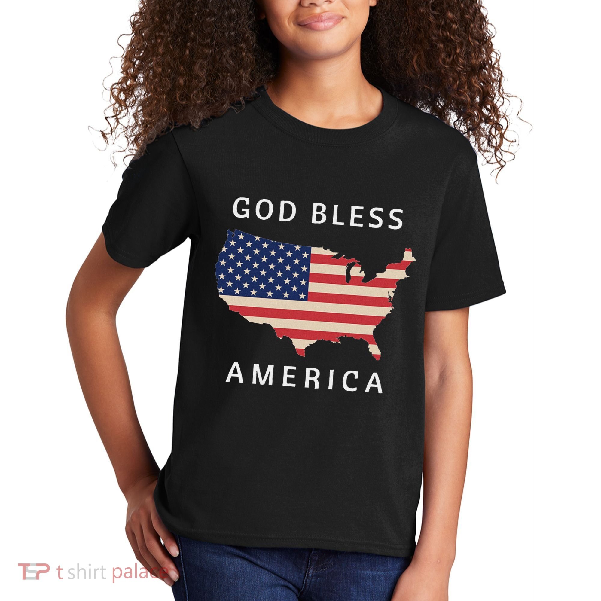 God Bless America Kids T-Shirt