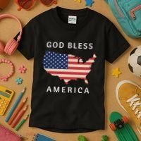 God Bless America Kids T-Shirt thumb 3