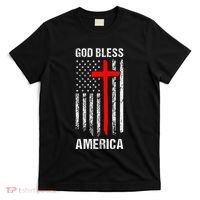 God Bless America Christian Patriot Usa Flag T-Shirt thumb 0