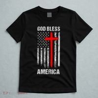 God Bless America Christian Patriot Usa Flag T-Shirt thumb 5