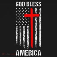God Bless America Christian Patriot Usa Flag T-Shirt thumb 7