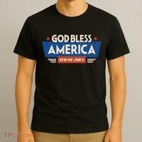God Bless America 4th Of July Vintage T-Shirt thumb 3