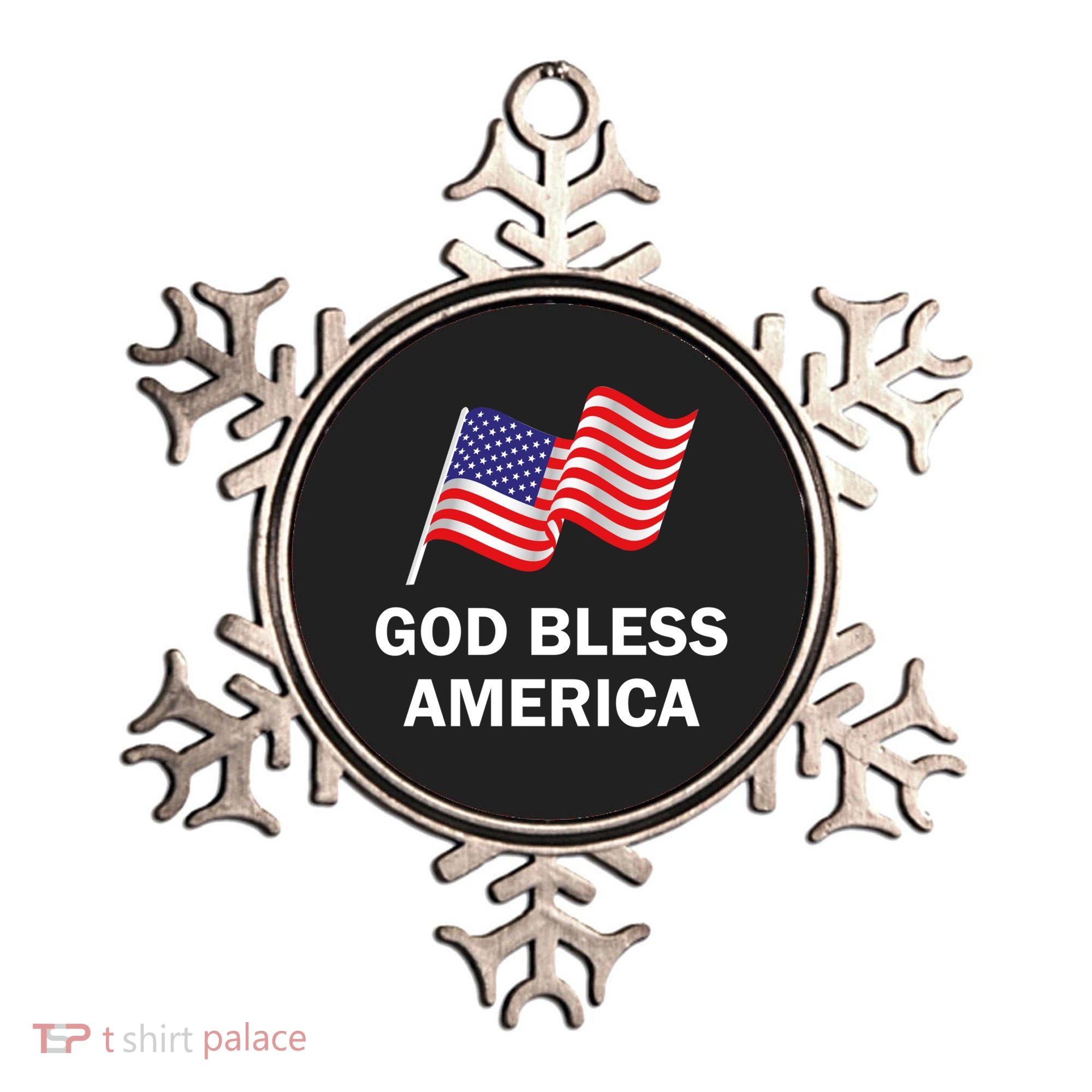 God Bless America Cool Gift Ornament