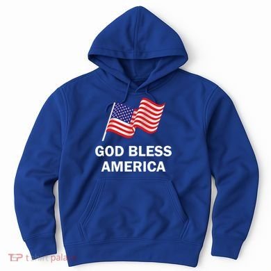 God Bless America Cool Gift Hoodie