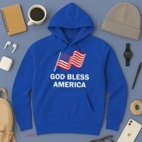 God Bless America Cool Gift Hoodie thumb 3
