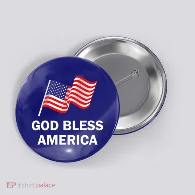 God Bless America Cool Gift Button