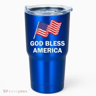 God Bless America Cool Gift Tumbler