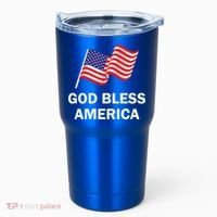 God Bless America Cool Gift Tumbler thumb 0
