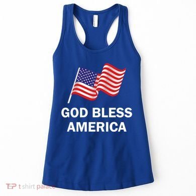 God Bless America Cool Gift Women's Tank Top