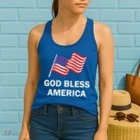 God Bless America Cool Gift Women's Tank Top thumb 2