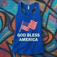God Bless America Cool Gift Women's Tank Top thumb 3