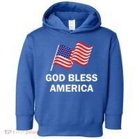 God Bless America Cool Gift Toddler Hoodie thumb 0