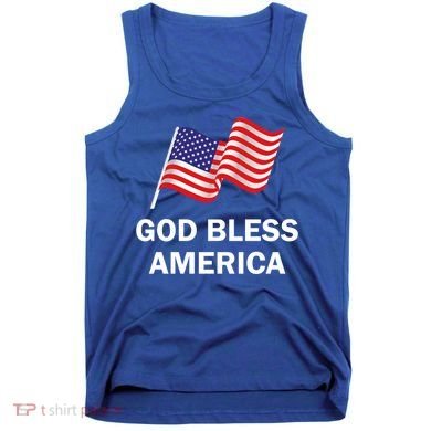 God Bless America Cool Gift Tank Top