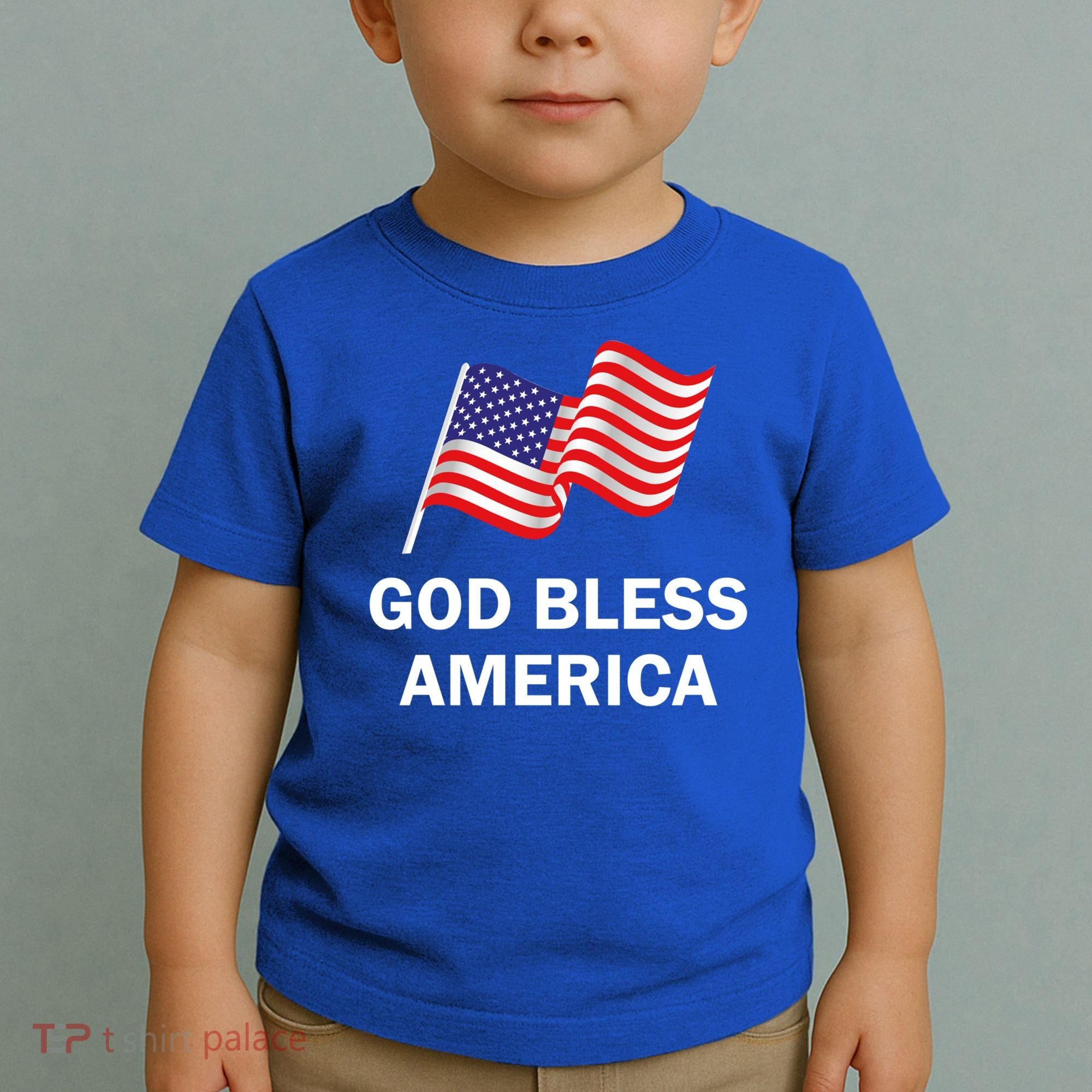God Bless America Cool Gift Toddler T-Shirt