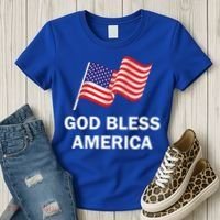 God Bless America Cool Gift Women's T-Shirt thumb 3
