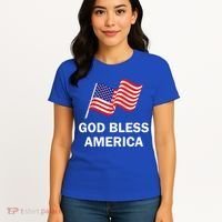 God Bless America Cool Gift Women's T-Shirt thumb 4