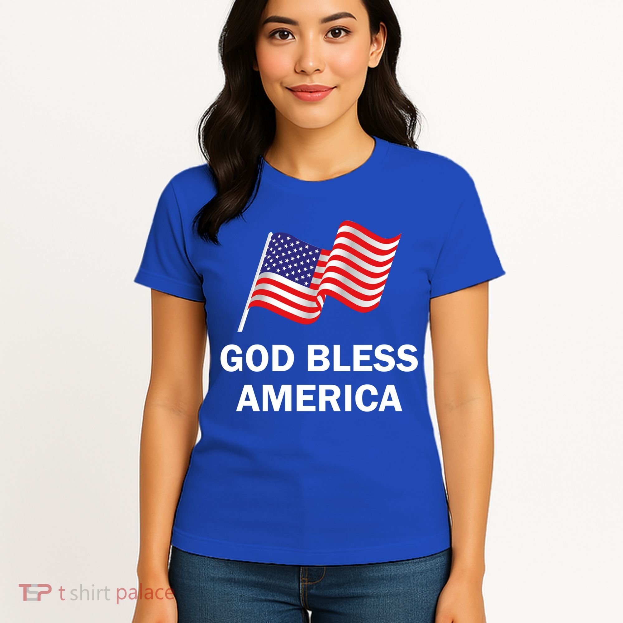 God Bless America Cool Gift Women's T-Shirt