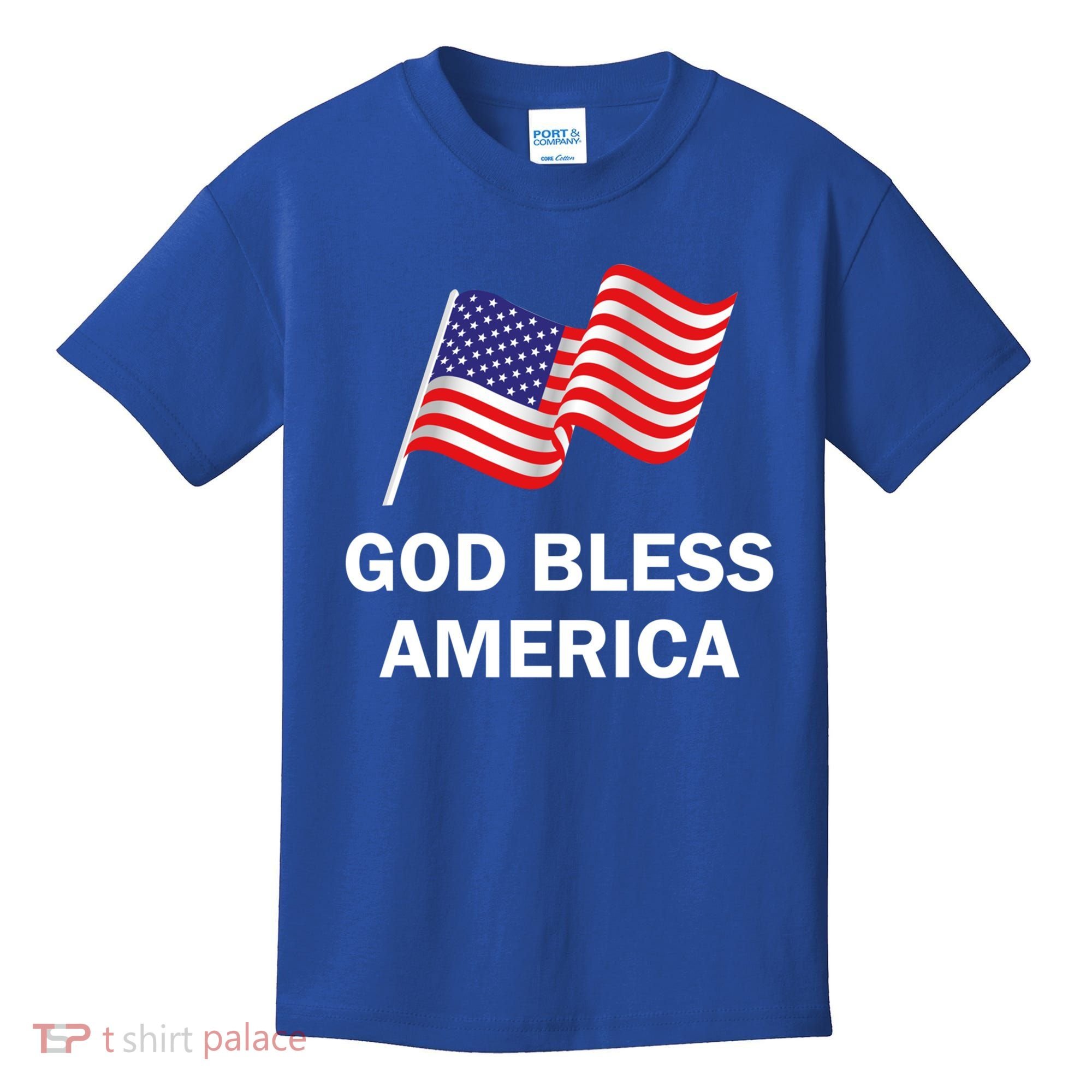 God Bless America Cool Gift Kids T-Shirt