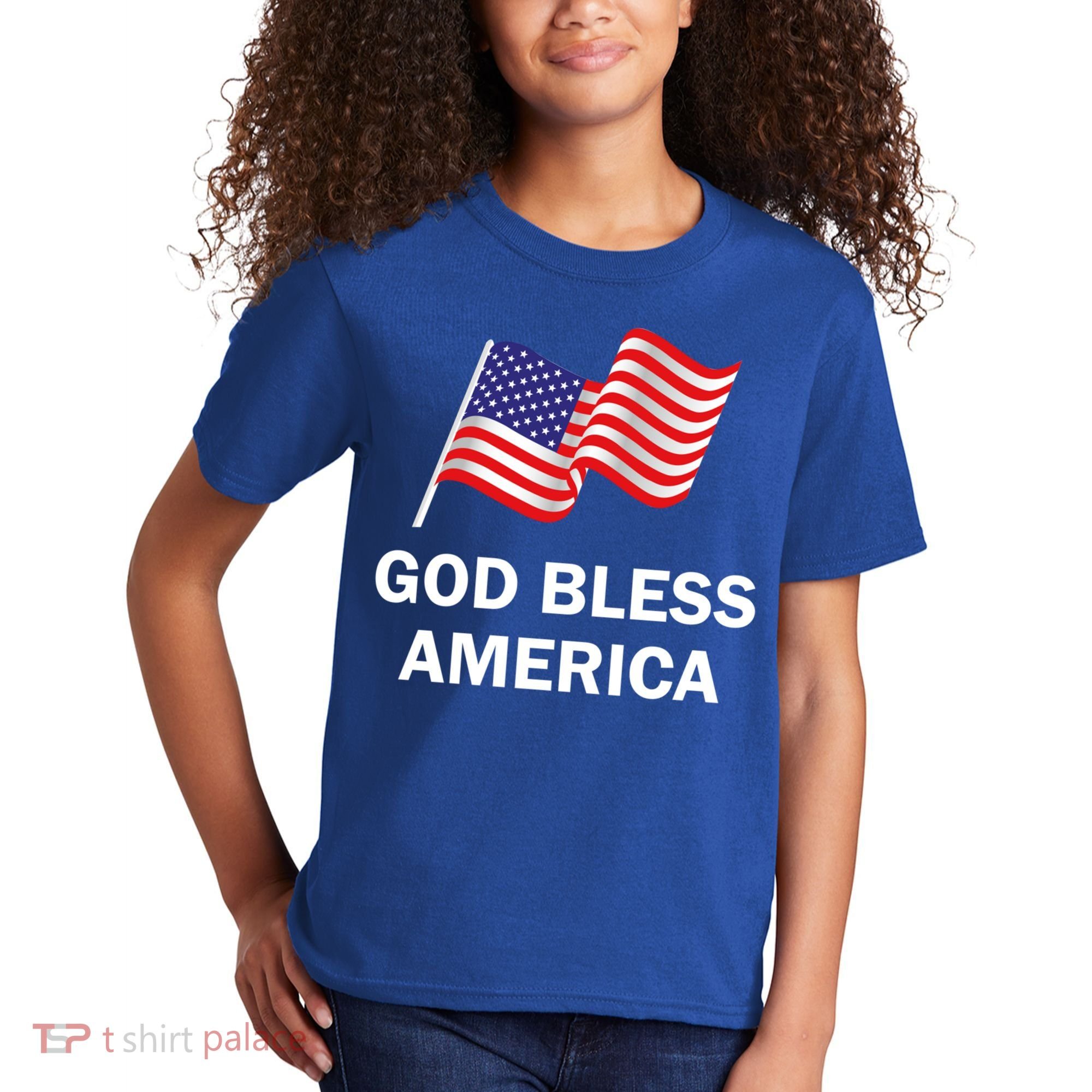 God Bless America Cool Gift Kids T-Shirt