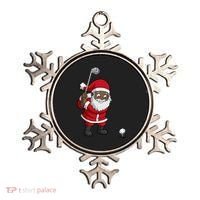 Golf Black African American Santa Claus Golfer Golfing Dad Great Gift Ornament thumb 0