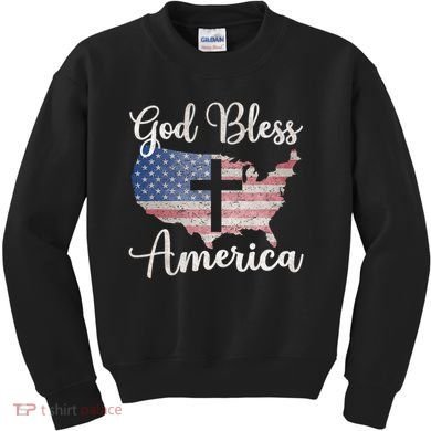 God Bless America Kids Sweatshirt
