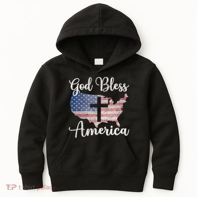 God Bless America Kids Hoodie