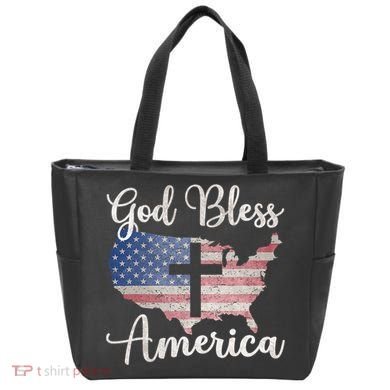 God Bless America Tote Bag