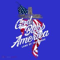 God Bless America Land Of The Brave Gift Long Sleeve Shirt thumb 2