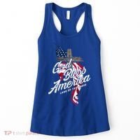 God Bless America Land Of The Brave Gift Women's Tank Top thumb 0