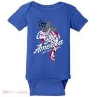 God Bless America Land Of The Brave Gift Baby Bodysuit thumb 0