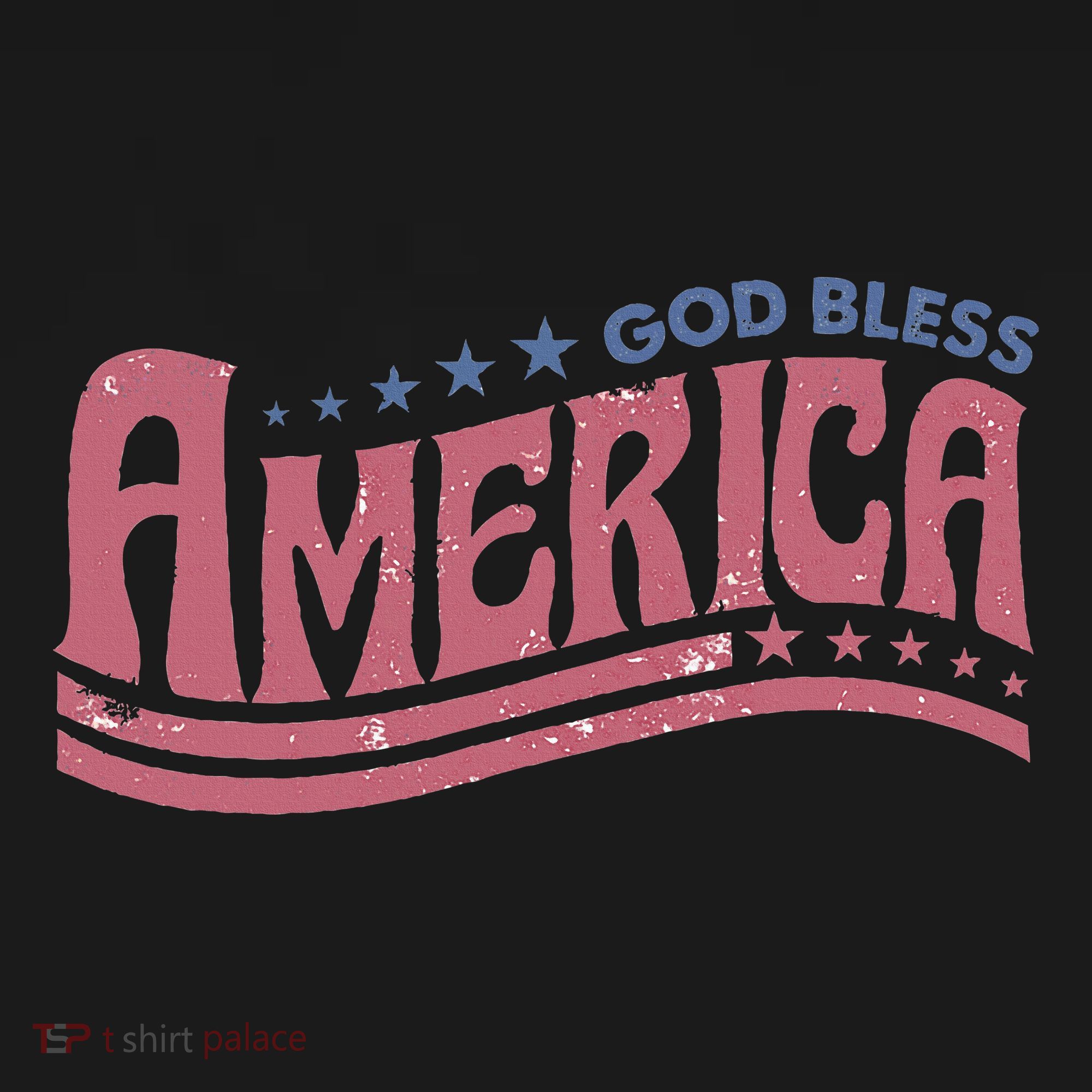 God Bless America Independence Day USA-Made Doggie Bandana