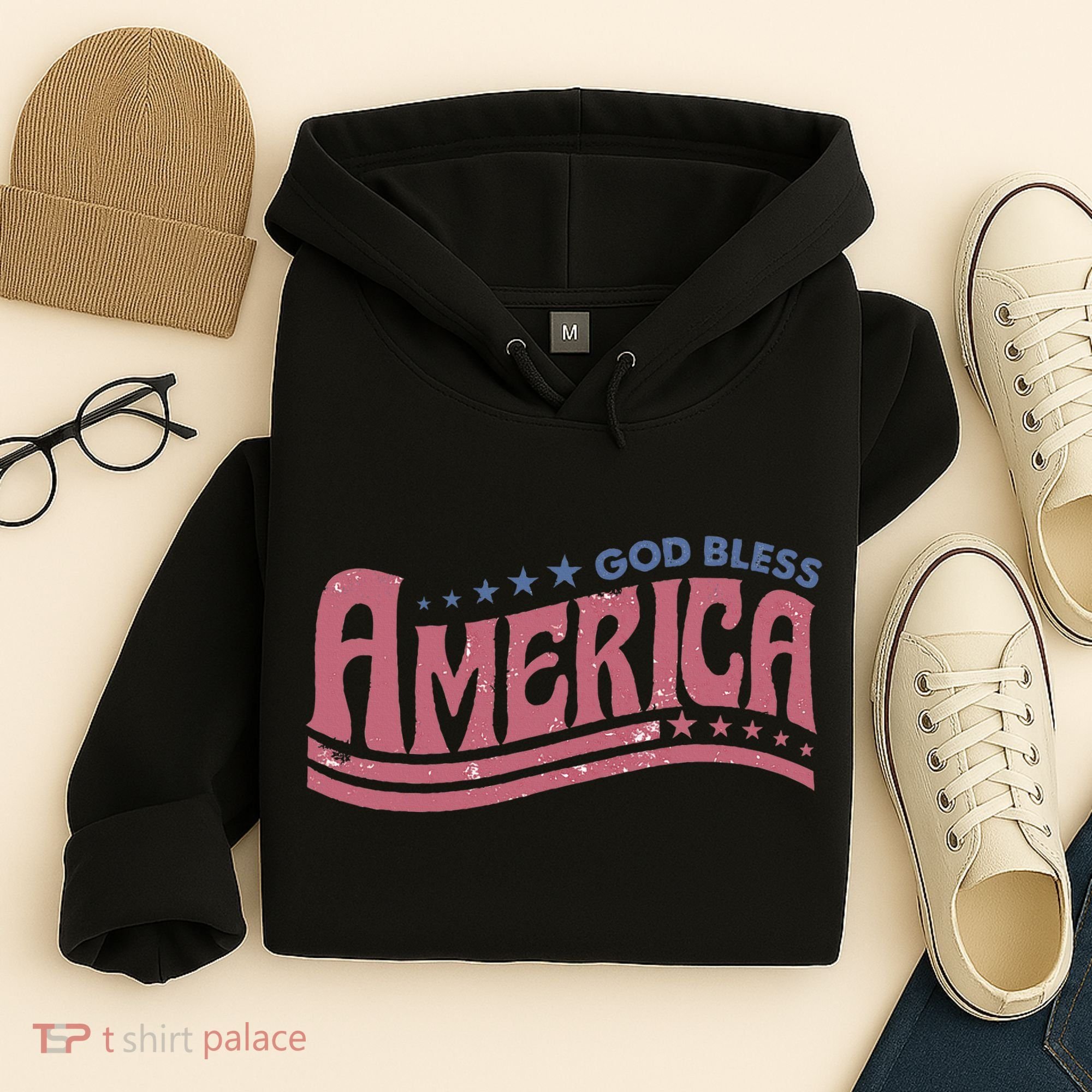 God Bless America Independence Day Hoodie