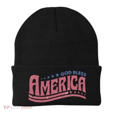 God Bless America Independence Day Beanie
