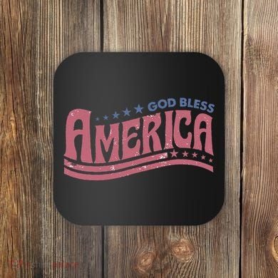 God Bless America Independence Day Coaster