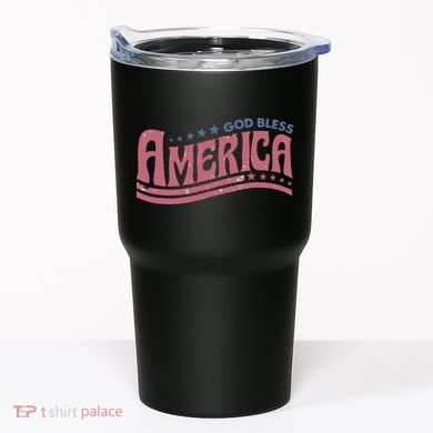God Bless America Independence Day Tumbler