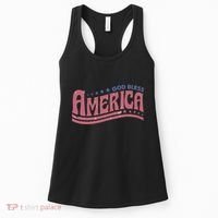 God Bless America Independence Day Women's Tank Top thumb 0