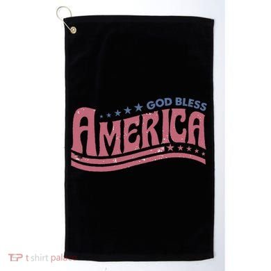 God Bless America Independence Day Golf Towel