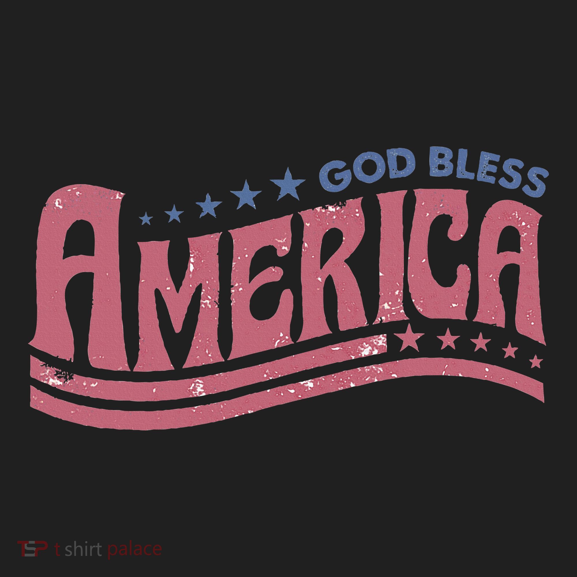God Bless America Independence Day Golf Towel